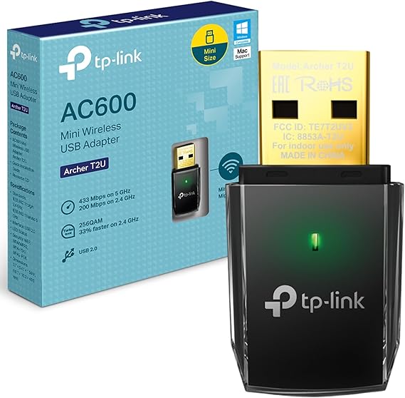 TP-Link Archer T2U, 600Mbps Wireless Dual Band USB Adapter