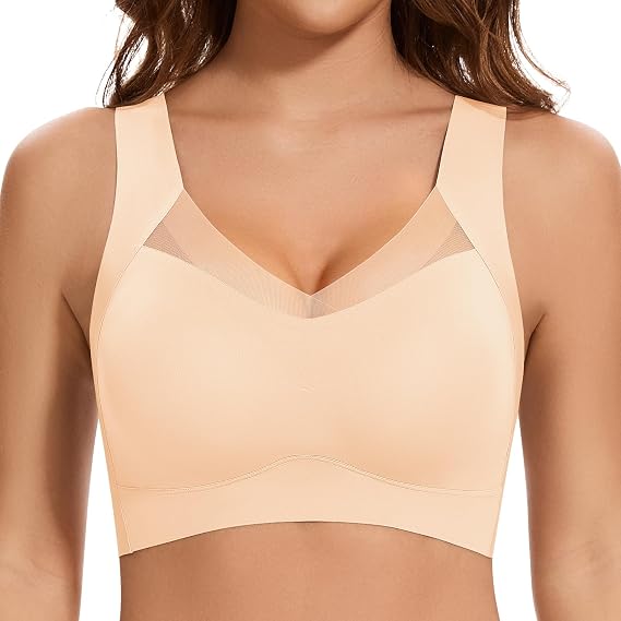 DOCUMO Seamless Back Smoothing Bras for Women