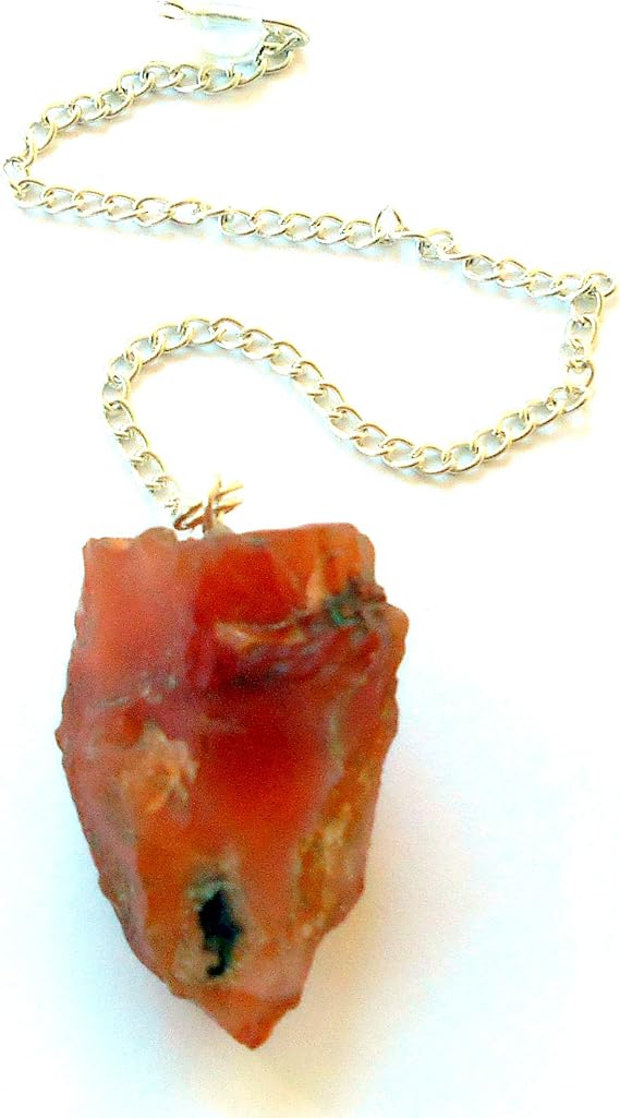Raw Carnelian Pendulum