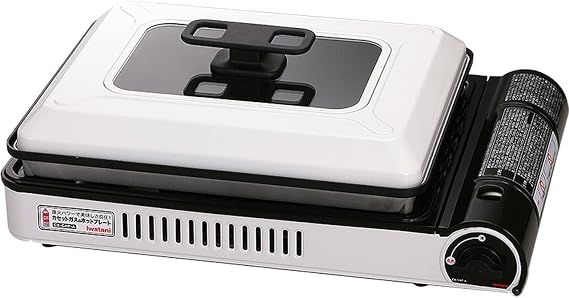 Iwatani cassette gas hot plate White & Black CB-GHP-A