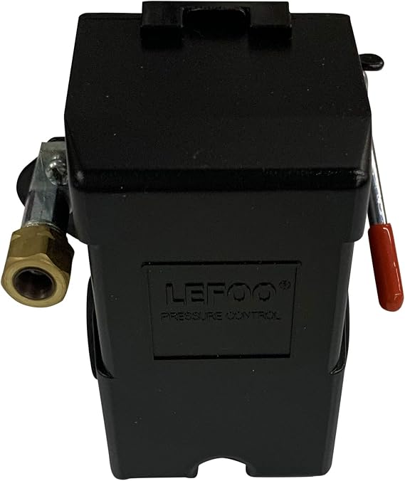 Lefoo Pressure Switch Control Air Compressor 140-175 1 Port Heavy Duty 26 Amp