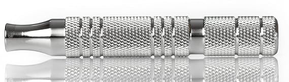 American Made Knurled Double Edge Safety Razor Handle by TIMELESS RAZOR: Luxury Shaving Razor Made in USA