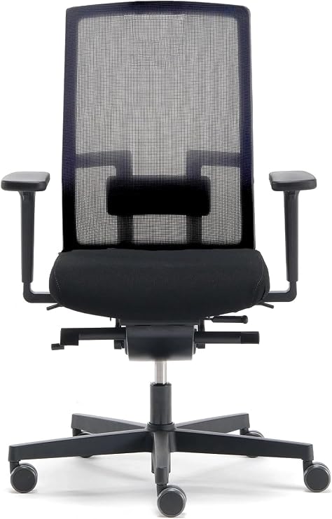 nurus ME TOO Fluid Motion Plus Ofis Koltuğu Çalışma Koltuğu Yönetici Koltuğu Oyuncu Koltuğu (Siyah)