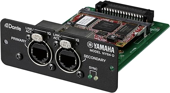 NY64D Audio Interface Card Dante - Accessory for Mixing Desks