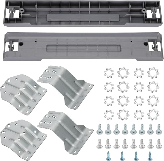 UPGRADED SKK-8K & SKK-7A Stacking Kit for Samsung's 27" Wide Front Load Washer and Dryer Combo - Samsung Stackable Washer Dryer Kit Including All Parts - Replace for SK-5A SK-5AXAA
