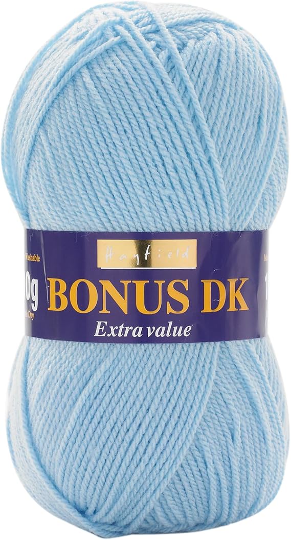 Hayfield Bonus DK Double Knitting, Powder Blue (960), 100g by Sirdar