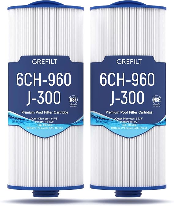 6CH-960 Hot Tub Filter, 2-Pack, 60 sq. ft.