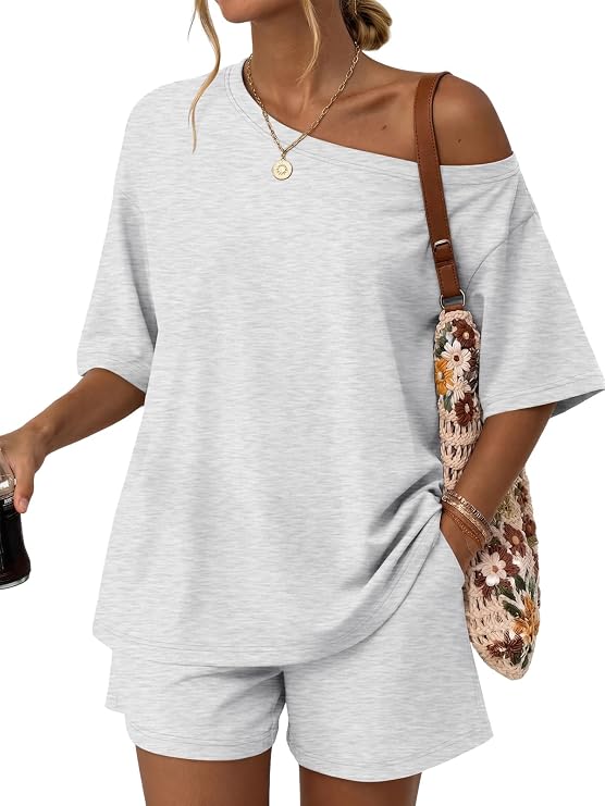 Trendy Queen Womens 2 Piece Summer Shorts Set Lounge Matching 2026 Outfits