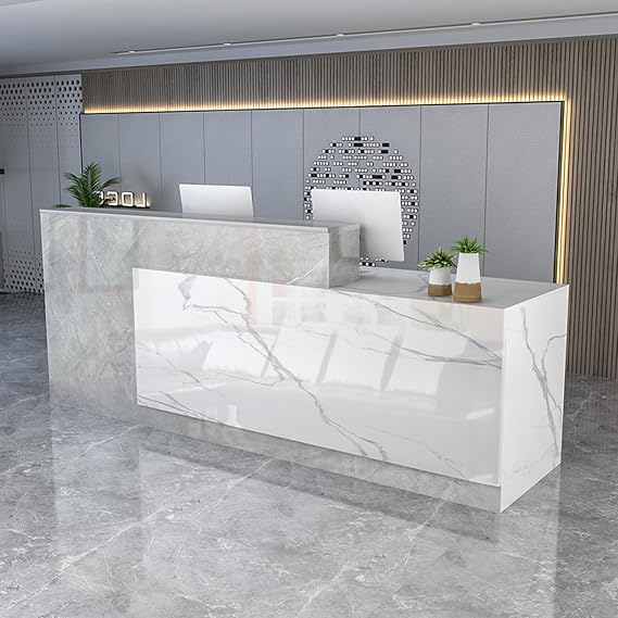 Cashier Reception Desk Cashier Counter Reception Cashier Desk Front Desk Supermarket Convenience Store Clothing Store Milk Tea Shop Simple Cashier Desk 12060100cm D-1