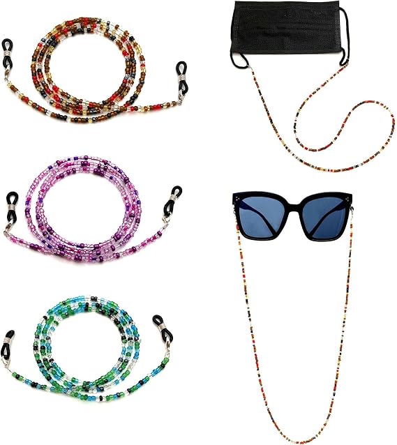 Sunglasses Chain Eyeglasses Holder Eyewear Retainer Eyeglasses Lanyards Reading Glasses Fashion Lanyards Necklace