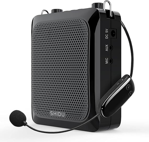 25W Portable Voice Amplifier with Wireless Headset Microphone