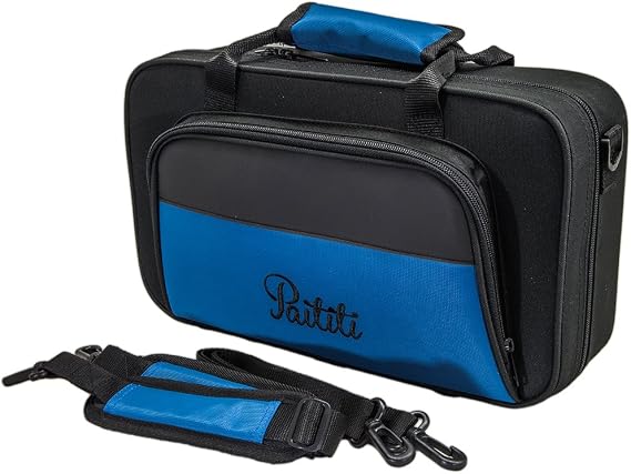 Paititi Lightweight Bb Clarinet Case, Backpackable, Shoulder Strap with Exterior Pocket