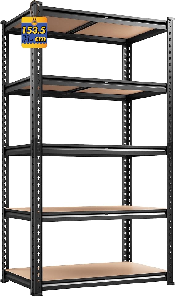 5-Tier Shelving Unit for Storage, 905KG Heavy Duty Load