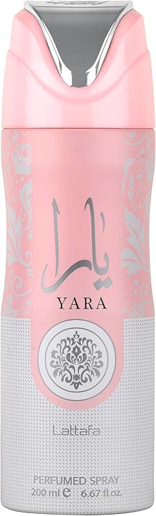 Lattafa Yara Perfumed DeoFor Unisex Spray 6.7 Ounce