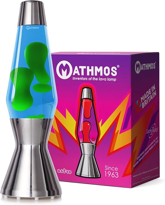 MATHMOS Astro Lava Lamp The Original - Blue/Green