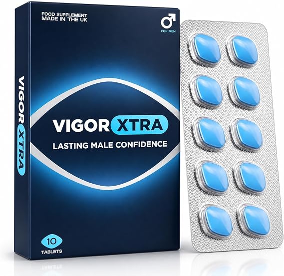 VIGORXTRA Fast-Acting Tablets for Men – Extra Strong Male Supplement – Discreet, When-Needed Tablets, Manufactured in the UK