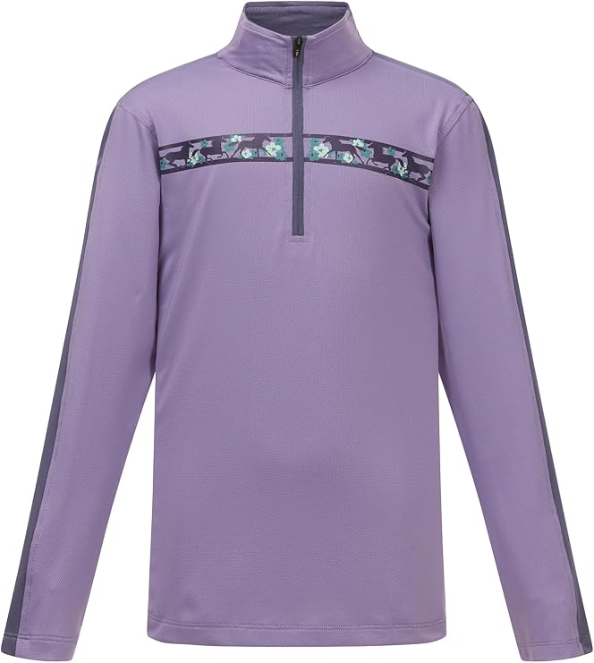 Kerrits Kids Charisma Coolcore Long Sleeve Horse Riding Shirt Cooling Equestrian Summer Top, UPF 40 Sun Protection