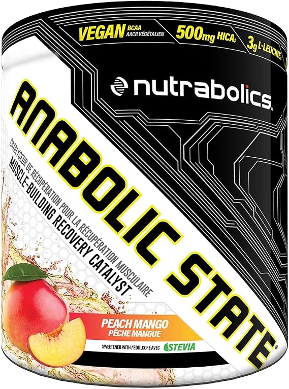 Nutrabolics Dietary Supplement Anabolic State Peach Mango 375g (30 Servings)