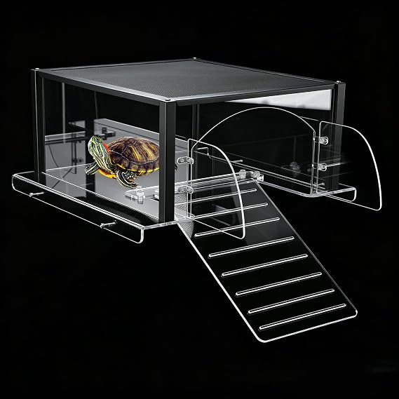 Turtle Basking Platform Extra Large for 17-19in Wide 40 Breeder 75 Gal Tank