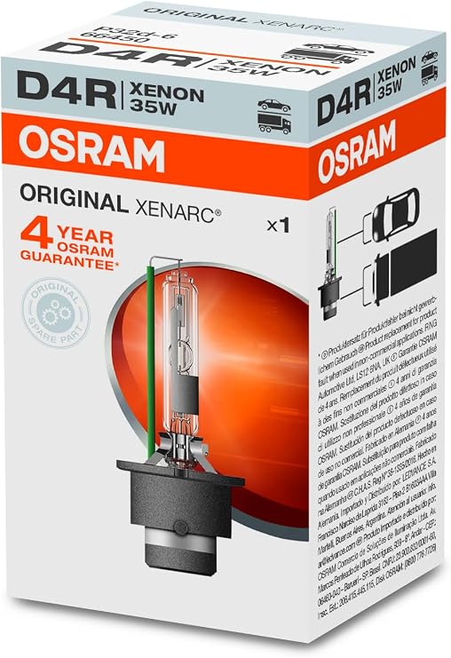 OSRAM XENARC ORIGINAL D4R xenon headlamp bulb 66450 +100% 4150K 1 piece in folding box