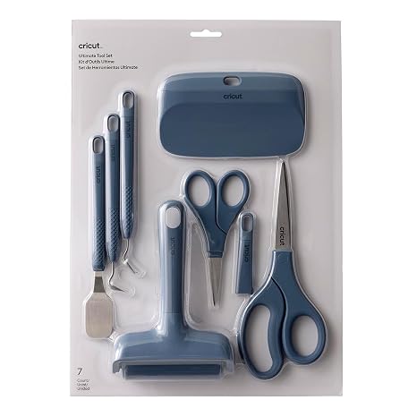 Cricut Ultimate Toolset, Blue - 7 Precision Craft Tools