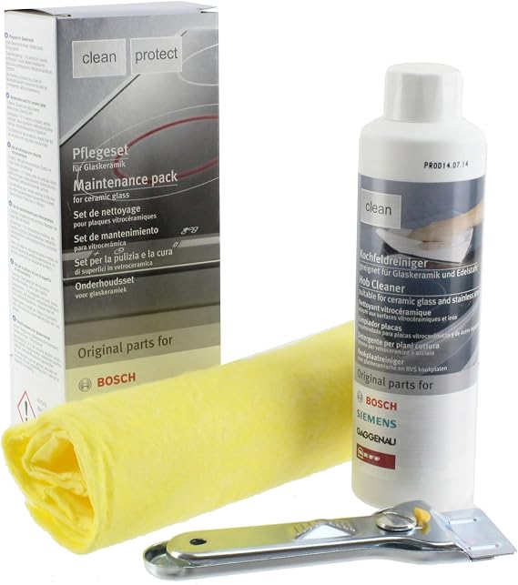 BOSCH Original Cooker Glass & Ceramic Cooker Cleaning Set