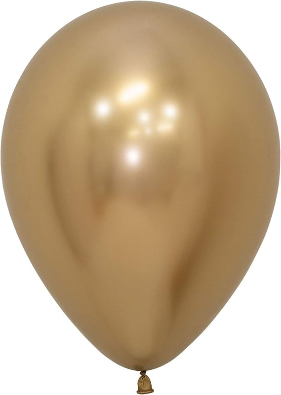 Sempertex Reflex Gold Latex Balloons 11