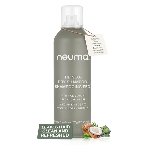 Neuma Re Neu Dry Shampoo 6 Fl. Oz. Talc-Free, Fast-Absorbing Volumizing Dry Shampoo, Coconut Kalette Scent