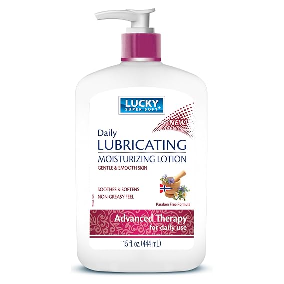 Lucky Super Soft Lubricating Lotion Advanced Therapy, 15 Fluid Ounce