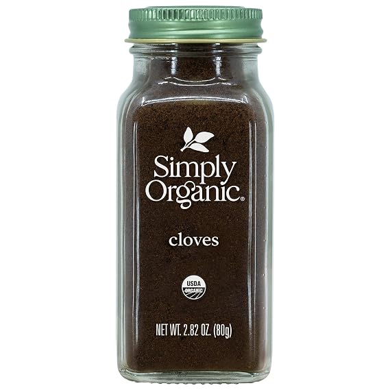 Simply Organic Ground Cloves, Certified Organic | 2.82 oz | Pack of 2 | Syzygium aromaticum (L.) Merr. & L.M. Perry