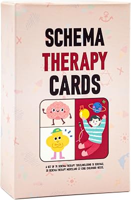 Schema Therapy Cards Therapist Tools for Trauma, BPD, Anxiety, Depression, PTSD, and Stress Relief, Ideal for Mental Health Professionals & Individuals Seeking Self-Care