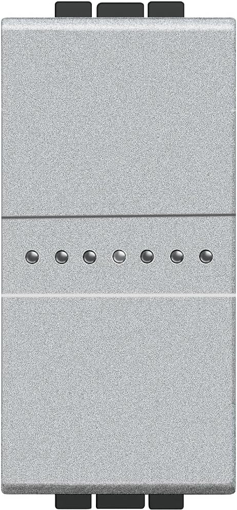 Bticino SNT4051AF Livinglight Switch Axial Light Grey Tech