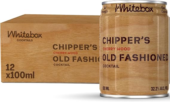 WHITEBOX COCKTAILS Ready to Drink Chipper's Old Fashioned, 12 x 100ml Can
