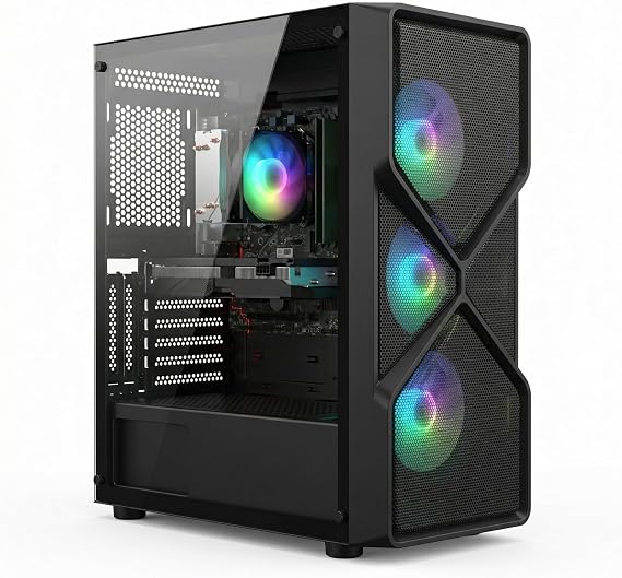 STGsivir Gaming PC, Ryzen 5 5500, RTX 2060S 8G, 16GB DDR4, 1T SSD
