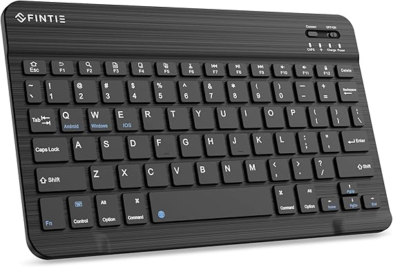 FINTIE 10-Inch Ultrathin Wireless Bluetooth Keyboard, Black