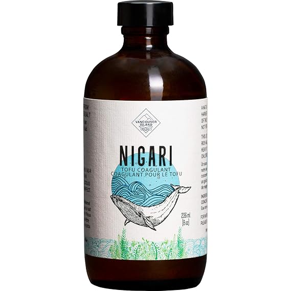 Nigari - 8ozm Liquid Tofu Coagulant - Japanese Style All Natural - Made in Canada - Magnesium Chloride for Homemade Tofu & Cheese Making