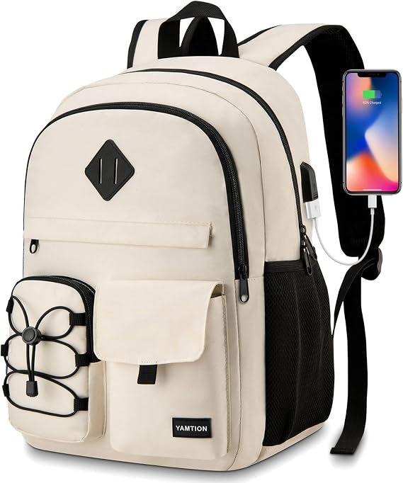 YAMTION School Backpack for Women,Bookbag for Teen Girls Backpack College Laptop School Bags,Mochilas Mujer Morrales Escuela
