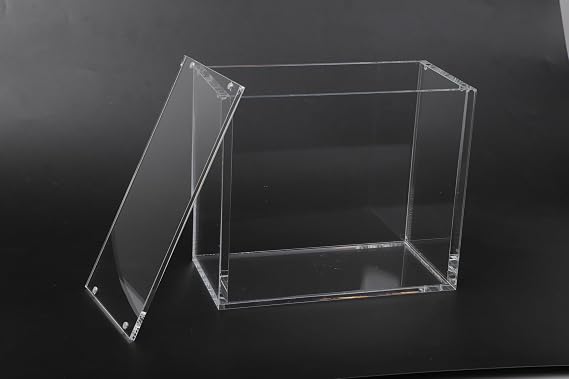 BestYiJo PKMN Elite Trainer Box Display Case, ETB Protector Case, 8mm Thick Clear Acrylic Box with Magnetic Closure & Top Loading Design, Compatible with (ETB) - Scratch-Resistant Storage & Display