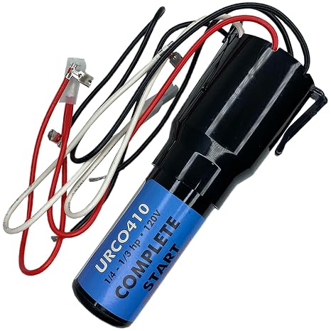 Easy to Install RCO410 3-in-1 Hard Start Kit For Refrigerators RC0410 Supco ERP410 RCO410 3 in 1 Compressor Hard Start Capacitor - Replaces TJ90RCO410 600-410 ERP410 HS410 RC0410 RCO-410 RCO410