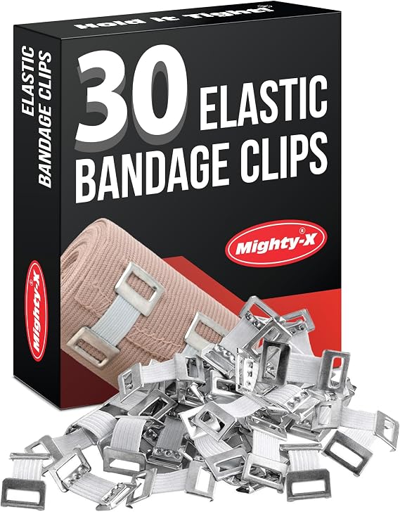 Elastic Bandage Clips - 30 Pack - Bandage Wrap Clips