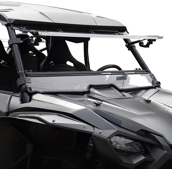 Kiwi Master Flip Up Windshield for 2019-2026 Honda Talon 1000R/1000X/4
