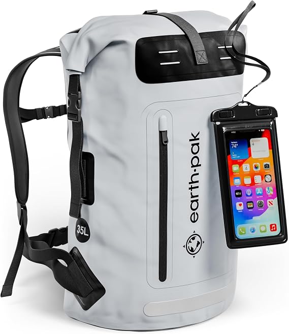 Waterproof Dry Bag Backpack 35L - Kayaking Boating Fishing Rafting Marine