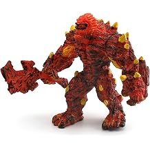 Mythical Creature Magma Figure, PVC Magma Model Toy Ornaments, Simulation Animals Model, Suitable as a Birthday Gift