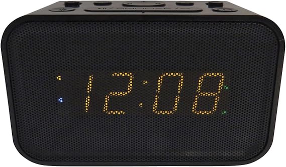 Geneva Bluetooth Alarm Clock with USB Charging Port