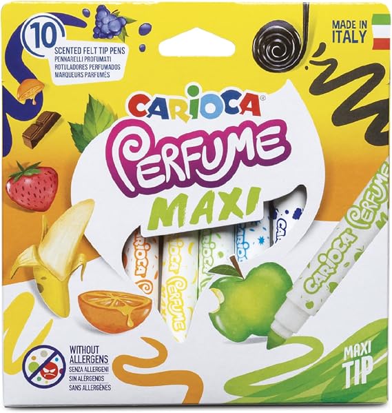 Carioca Kokulu Jumbo Keçeli Boya Kalemi 10'Lu