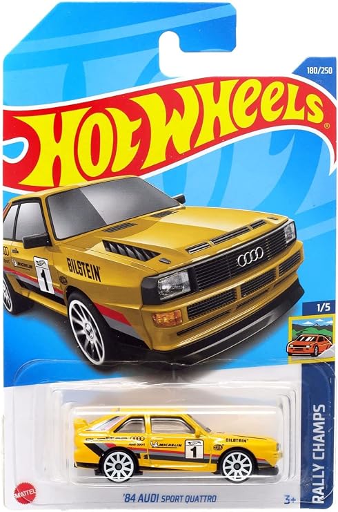 Hot Wheels '84 Audi Sport Quattro, Rally Champs 1/5