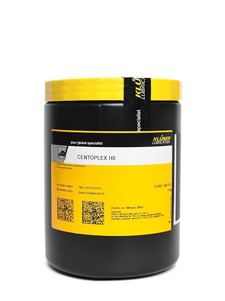 Kluber Lubrication CENTOPLEX H0 Grease for Garage Door Drives-Construction Vehicles-Plain Bearings-Leaf Springs in Rail Vehicles 1 Kg Can