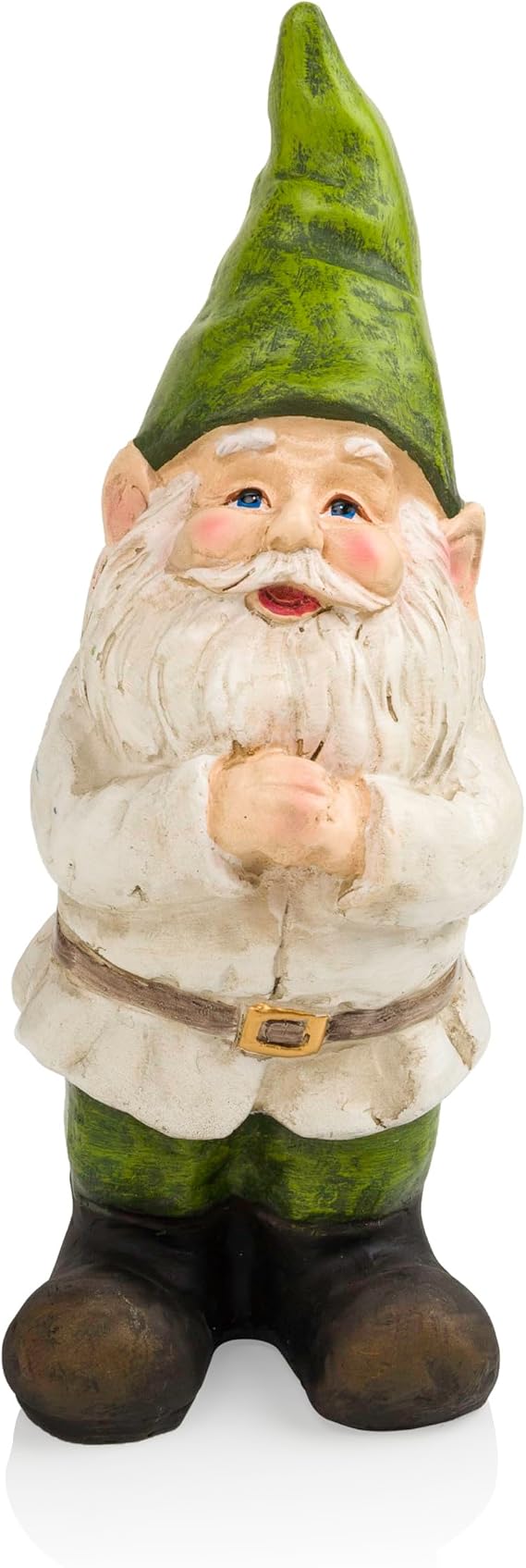 Alpine Corporation 30.48cm Long Outdoor Garden Dwarf Folding Hands Courtyard Statue Decoration