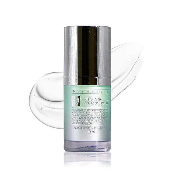 Vitalizing Eye Tension Gel Anti Aging Eye Care for Crows Feet and Fine Lines with Advanced Peptide Complex 0.5 fl oz