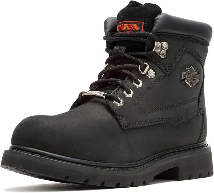 Harley-Davidson Footwear Mens Badlands Motorcycle Casual Boots Ankle - Black